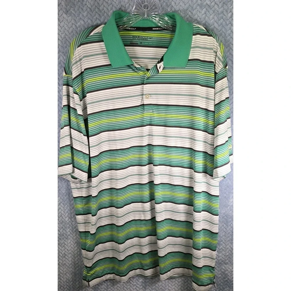 Nike Golf Tour Performance Dri-Fit Polo Shirt‎ Men's Size XL Stretch #585825 Dad